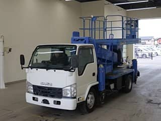 Isuzu Elf 2015, автовышка AICHI TZ12A